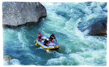 Rafting in Honduras